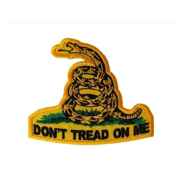 DON’T TREAD ON ME Patch for Your Jacket Backpack Jeans Vest Bag Hat Laptop NEW - Picture 1 of 4